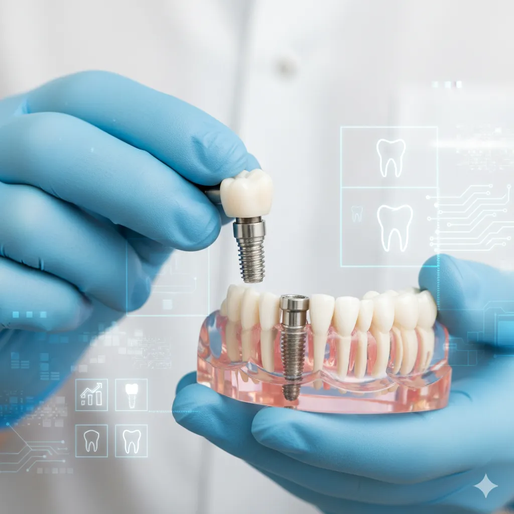 اجزای ایمپلنت دندان